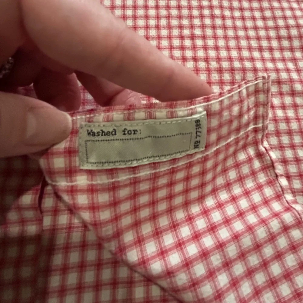 J. Crew Mens Secret Wash Shirting Res Plaid Button Up Long Sleeve Size Medium
